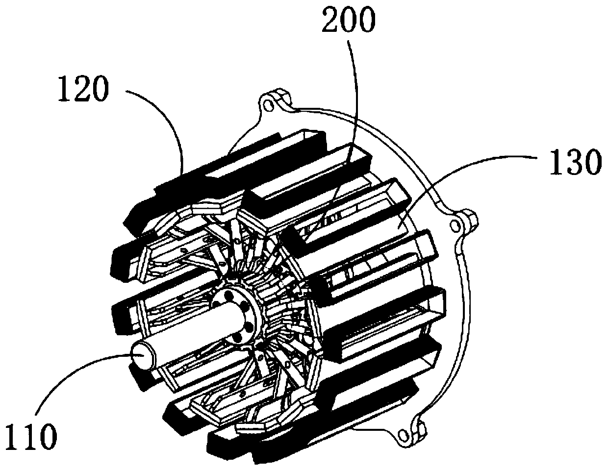 Generator magnetic flux adjusting assembly