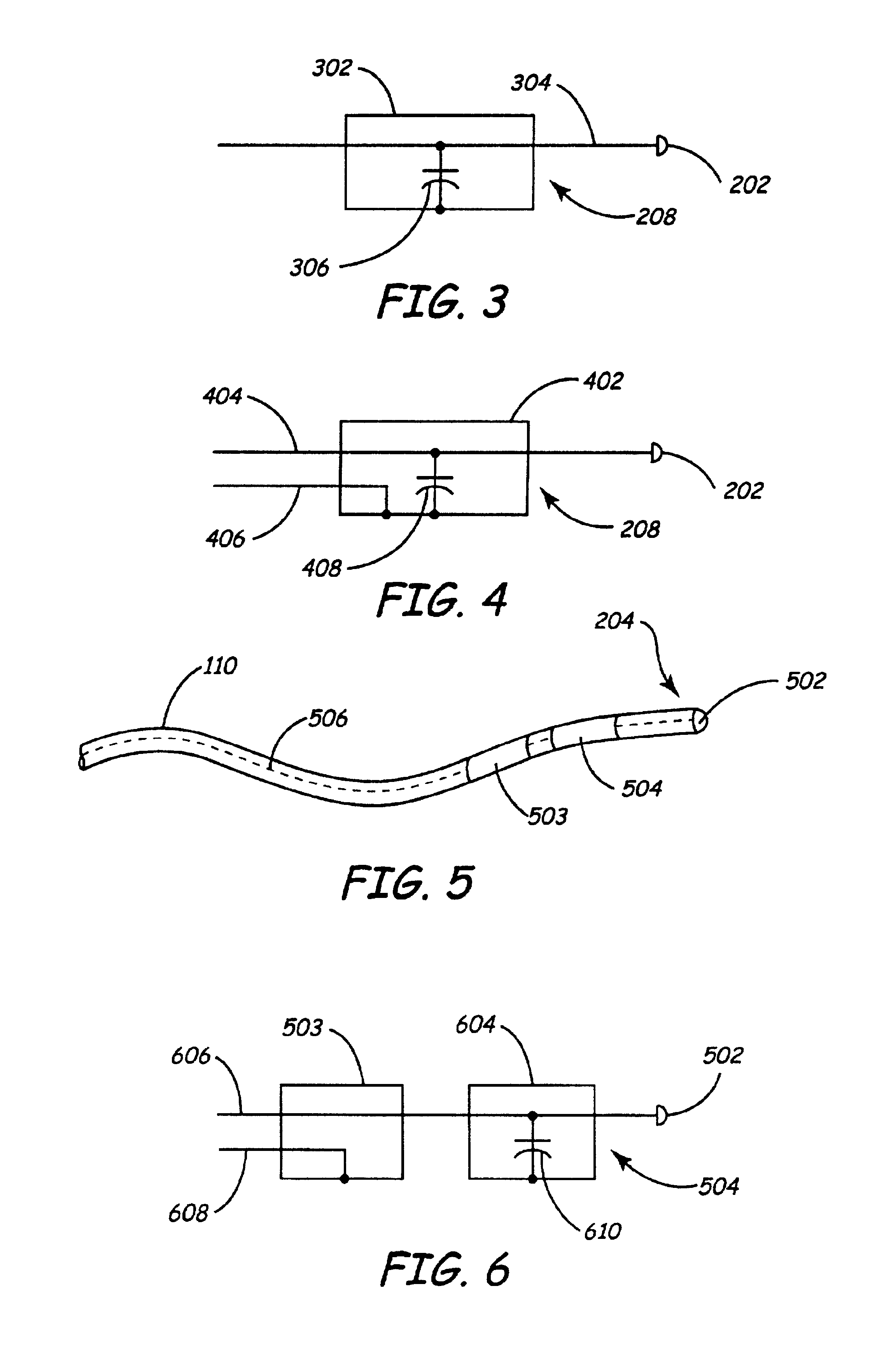 Method and apparatus for shunting induced currents in an electrical lead