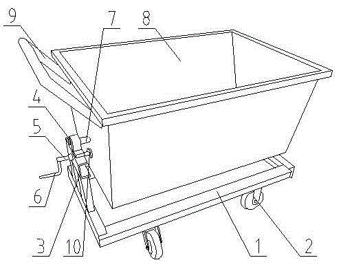 Scrap iron trolley