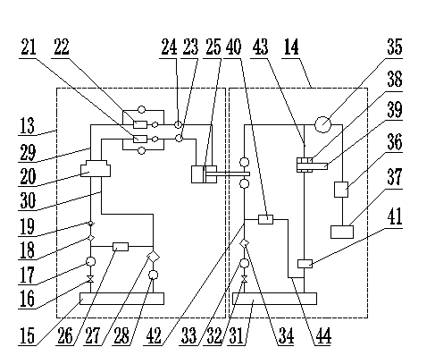 Pump head self-enhancing seal structure and self-enhancing device for pump head