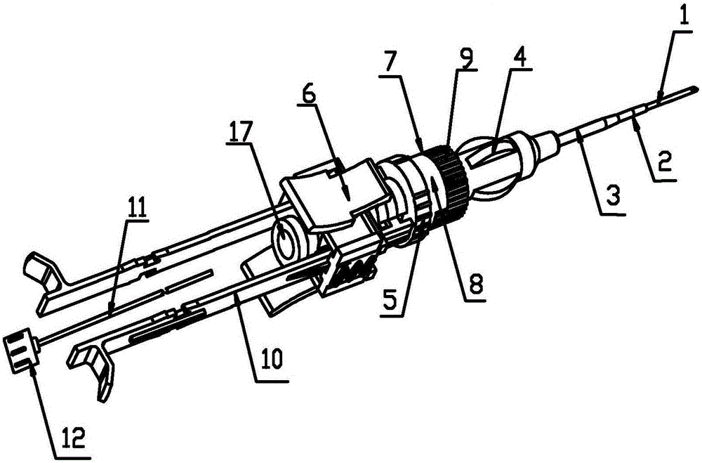 Peripheral venous catheter and use method thereof