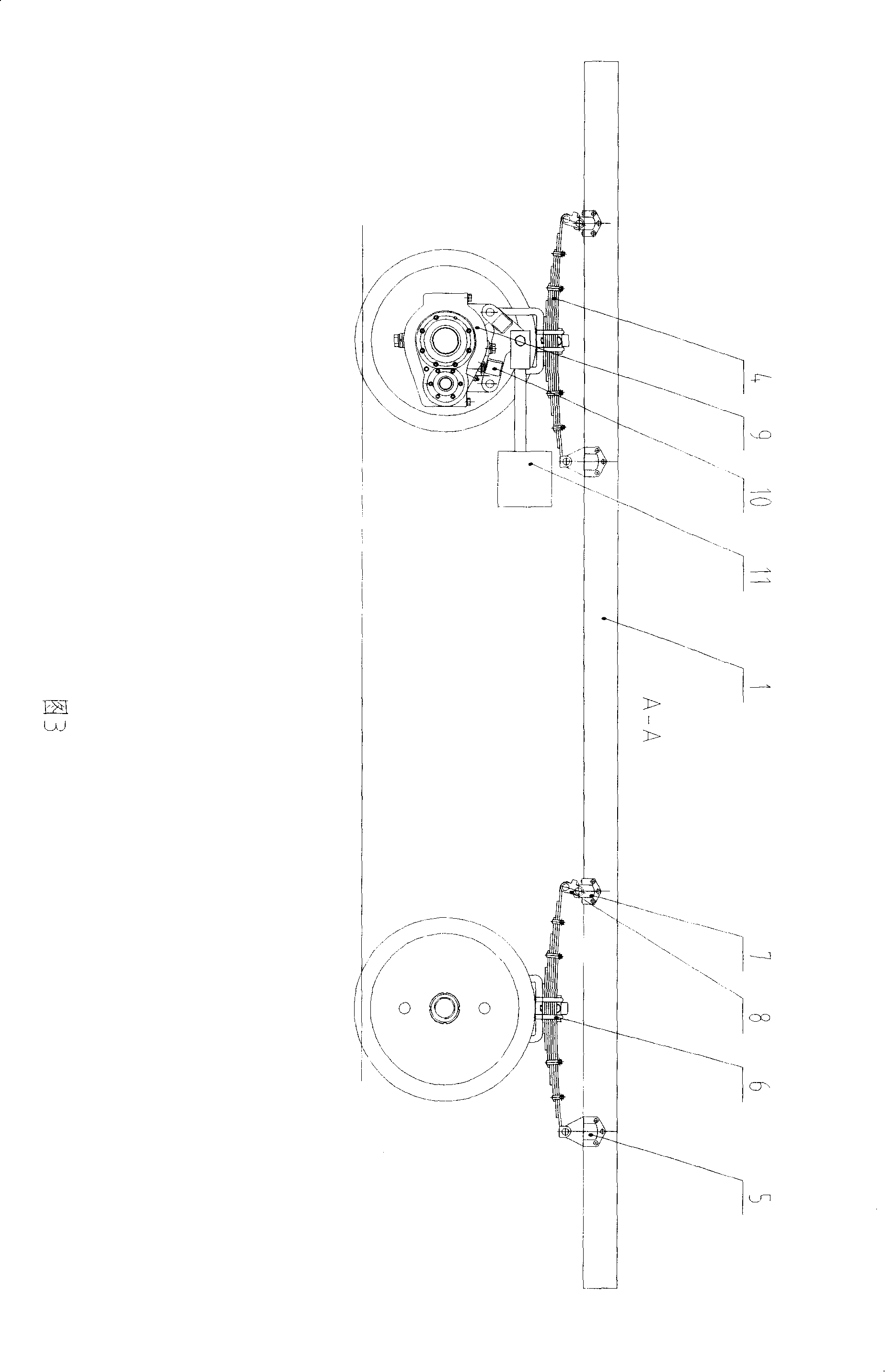 Land and rail dual-purpose walking system for vehicle