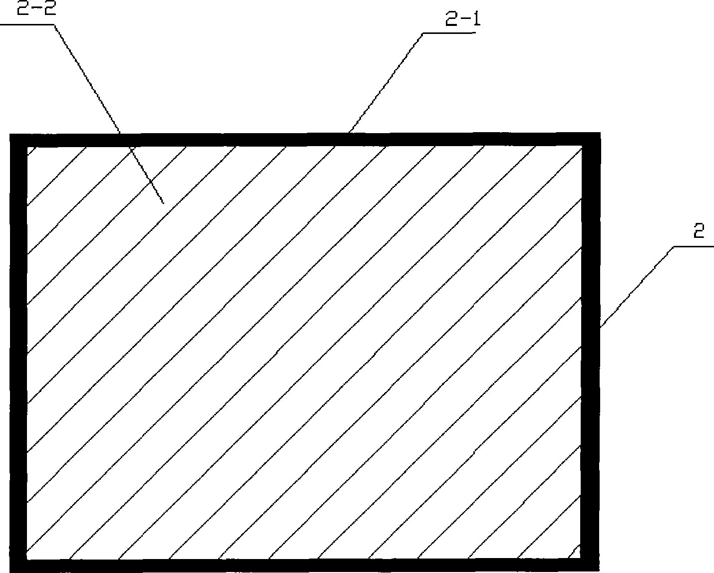 LCD splicing display device and large screen splicing display system thereof