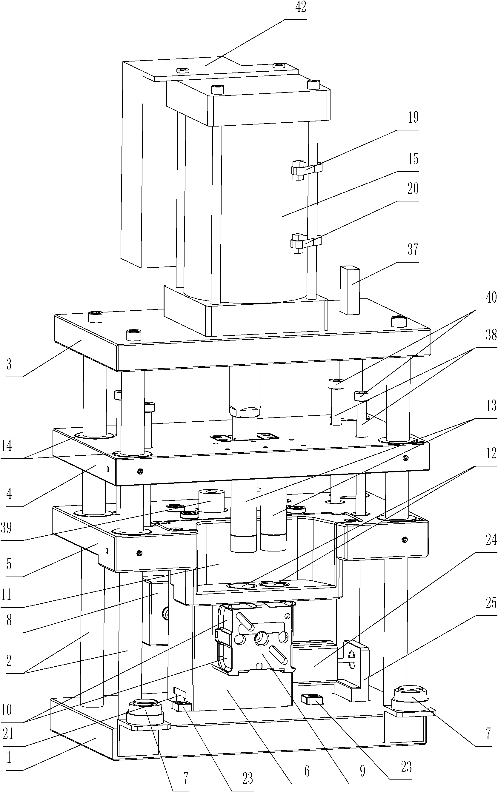 Tool for mounting chock plug on junction box