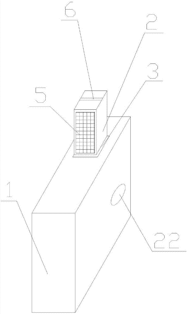 Air purification device embedded in sofa handrail