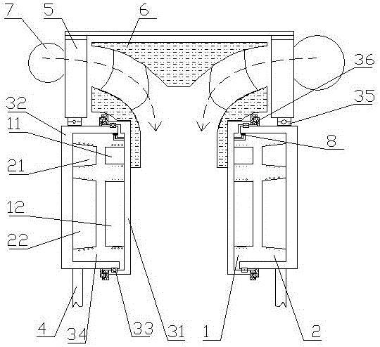 Integrated reversed assembling mixed-flow type hydraulic generator