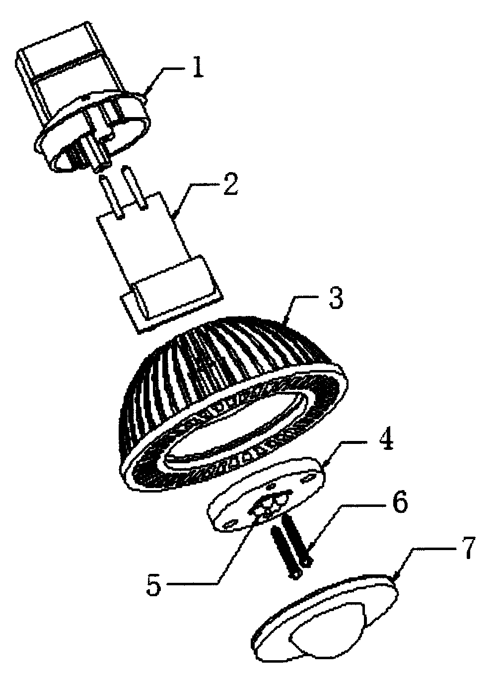 Low-voltage LED spotlight