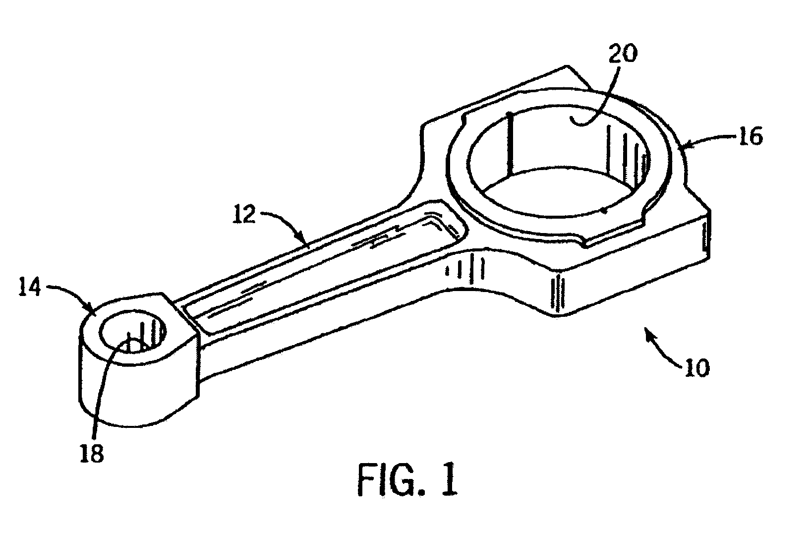 Prealloyed copper powder forged connecting rod