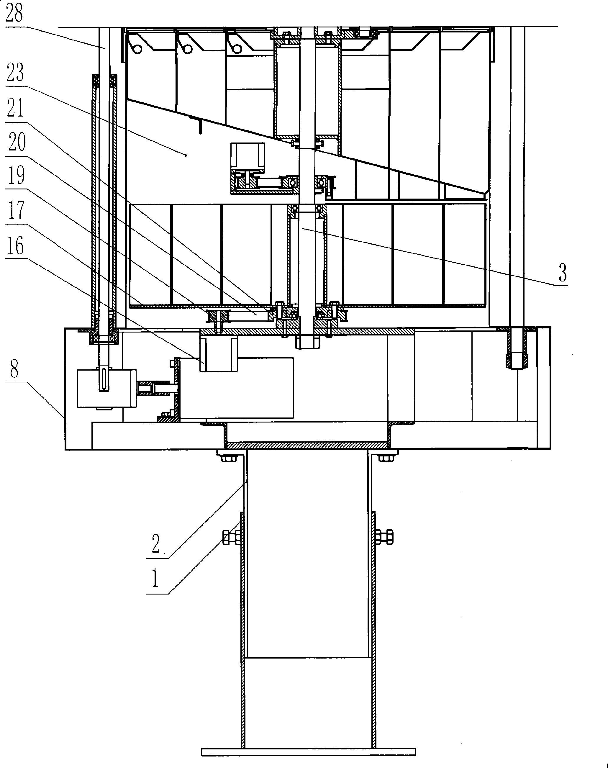 Fense type full automatic sealing system for separating and expelling insects