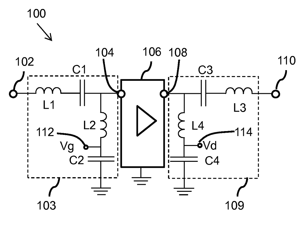 Amplification stage and wideband power amplifier