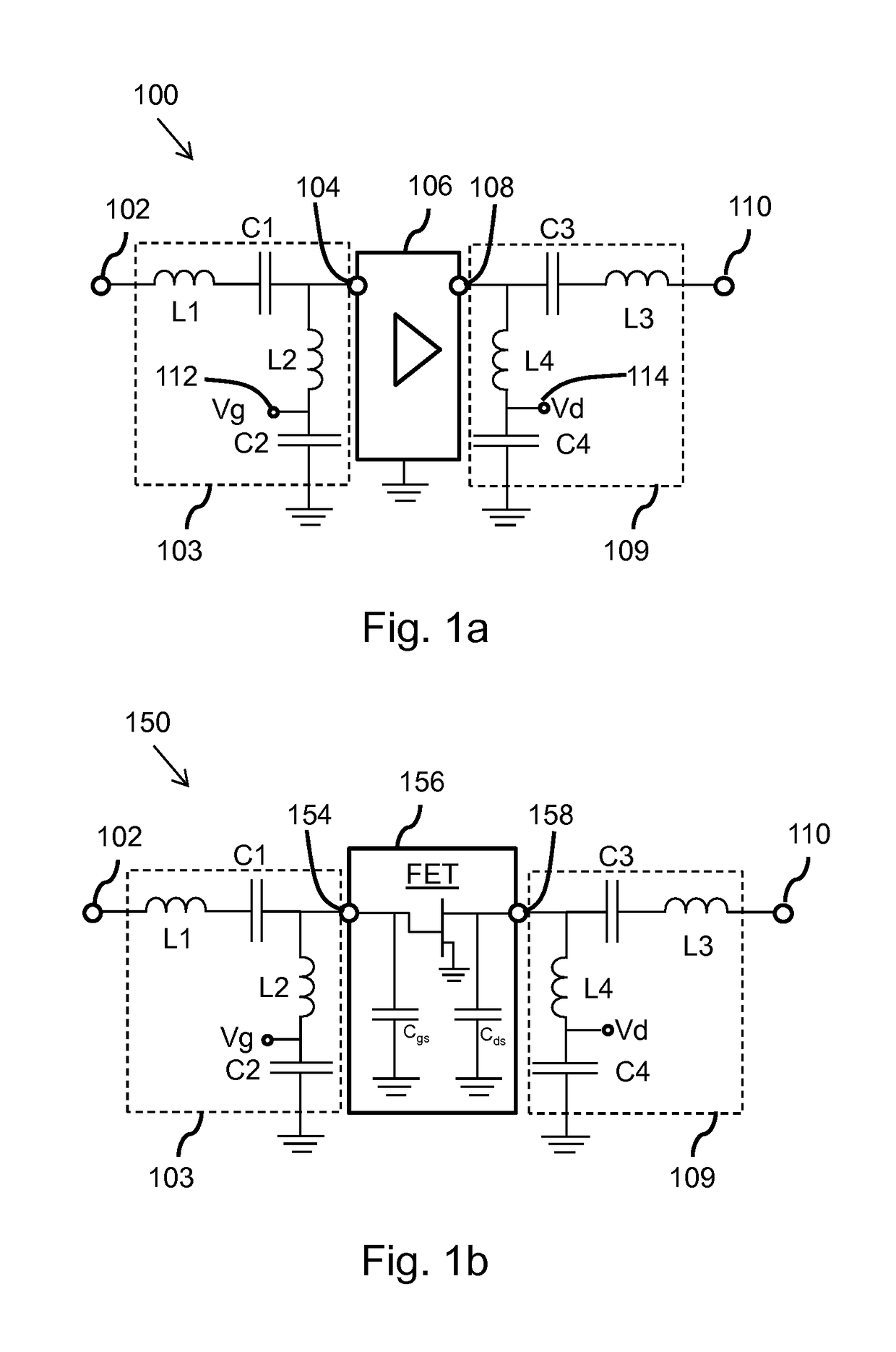 Amplification stage and wideband power amplifier