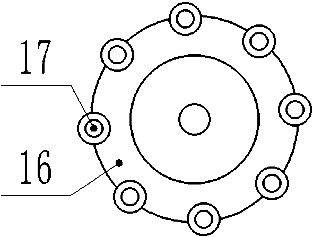 Energy-saving type roller type fine grinding device for PVC new material machining