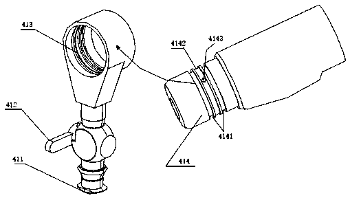 A high-pressure perfusion surgical endoscope with a special-shaped outer working tube