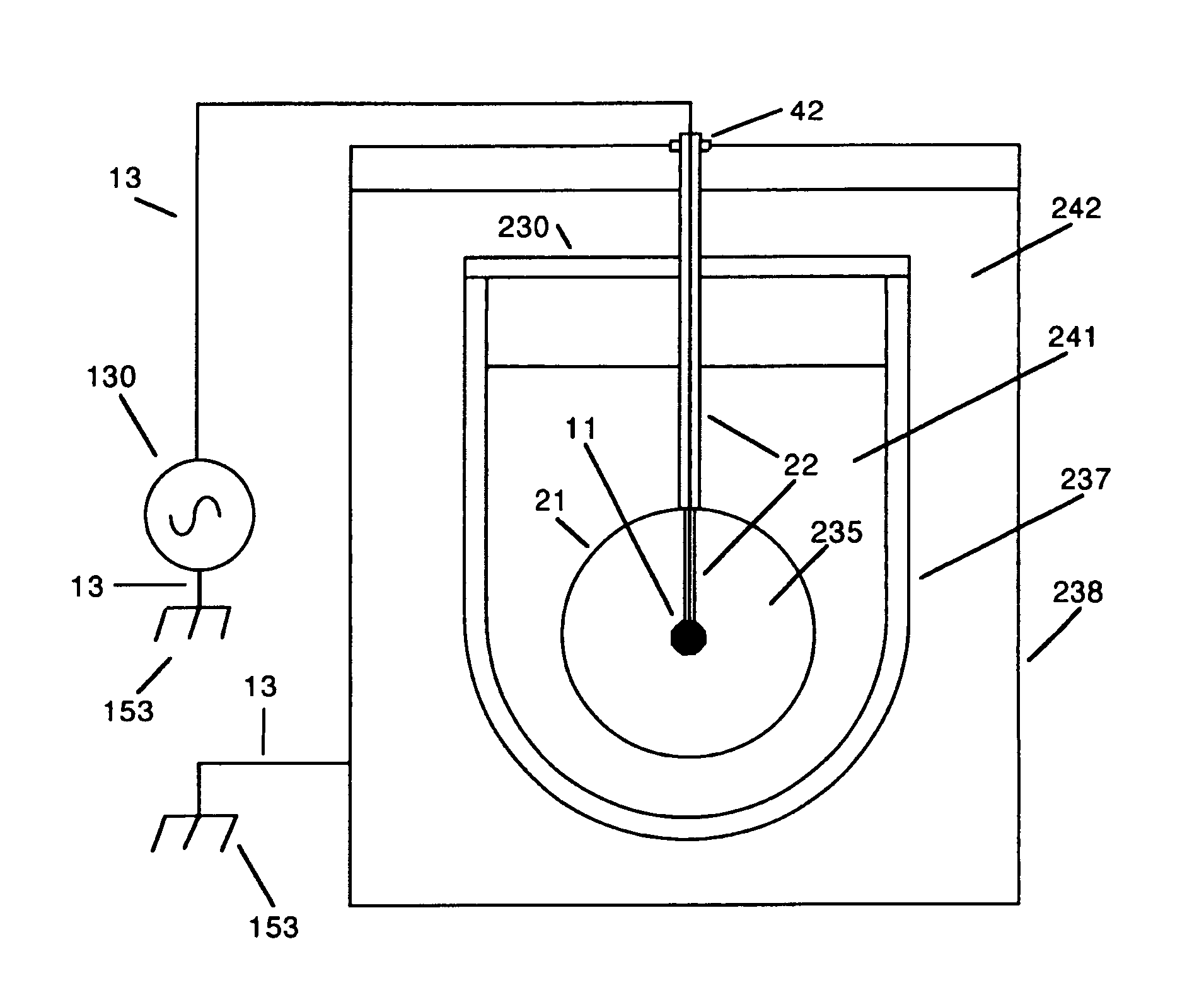 Apparatus for hot fusion of fusion-reactive gases