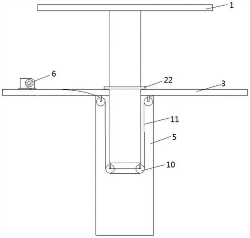 Lifting type multifunctional leisure platform on sea