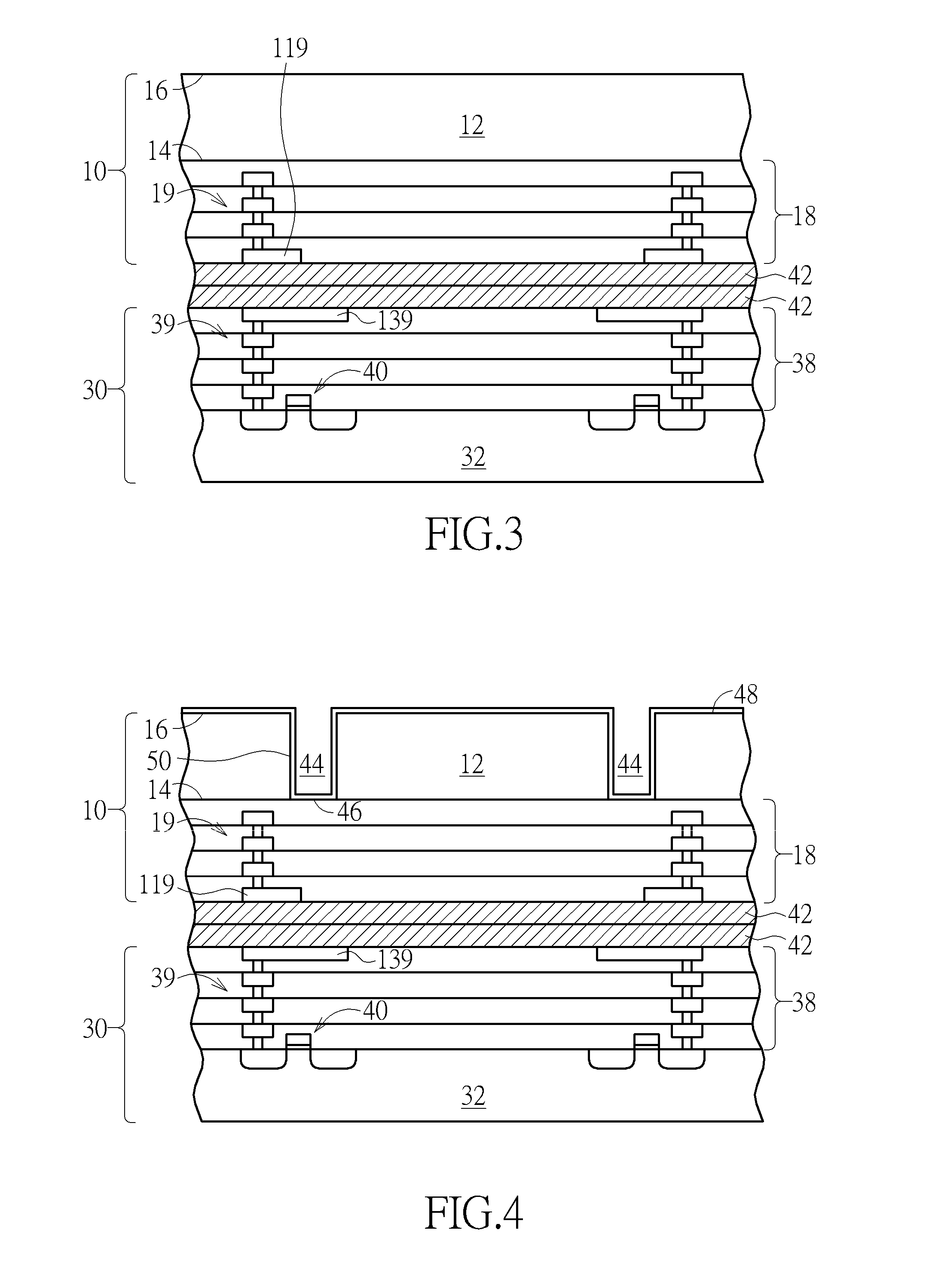 Stacked wafer structure and fabricating method thereof