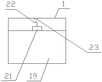 Wire storage box special for arrangement of network connecting wires of computer room