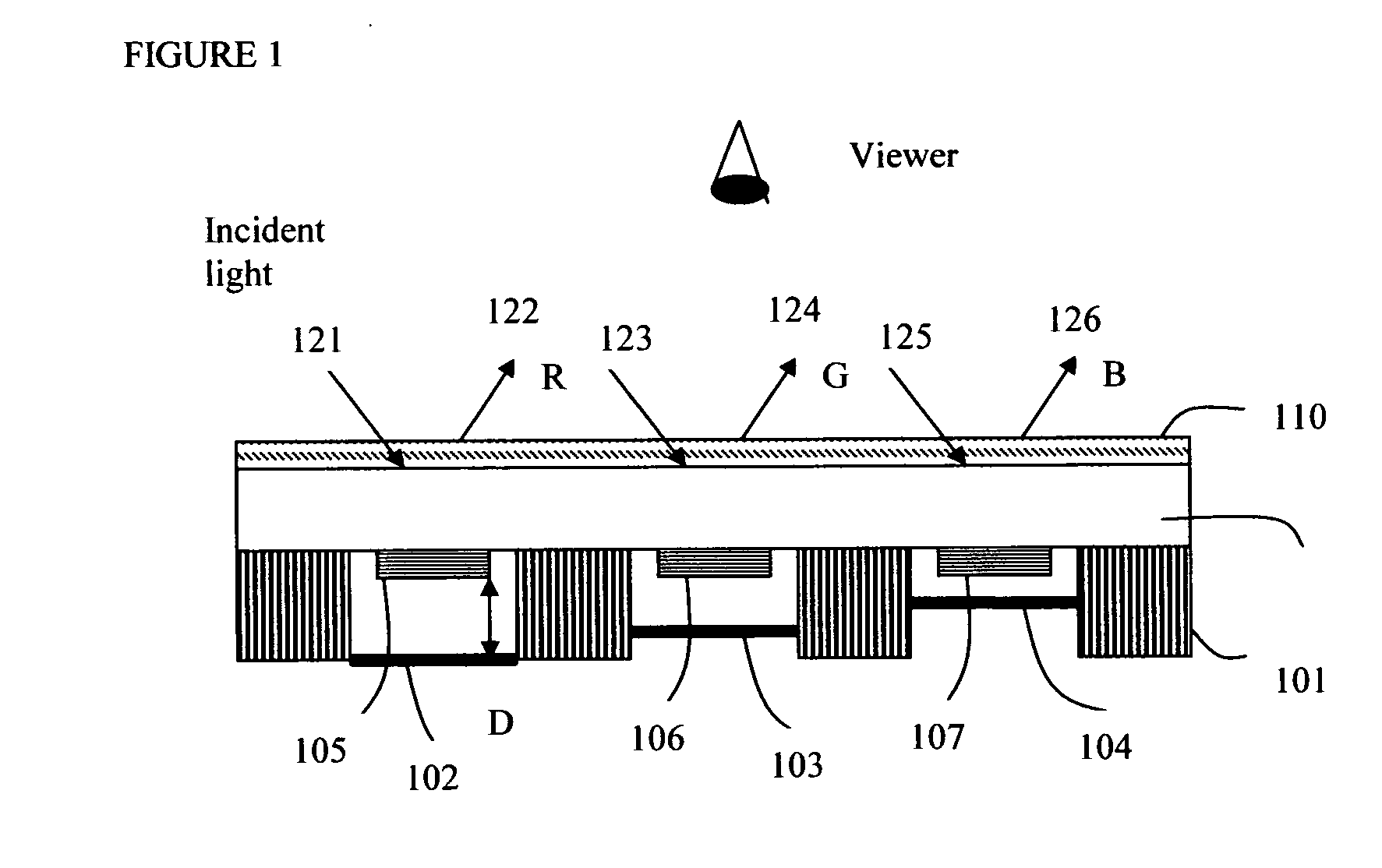 Integrated digital picture viewing device