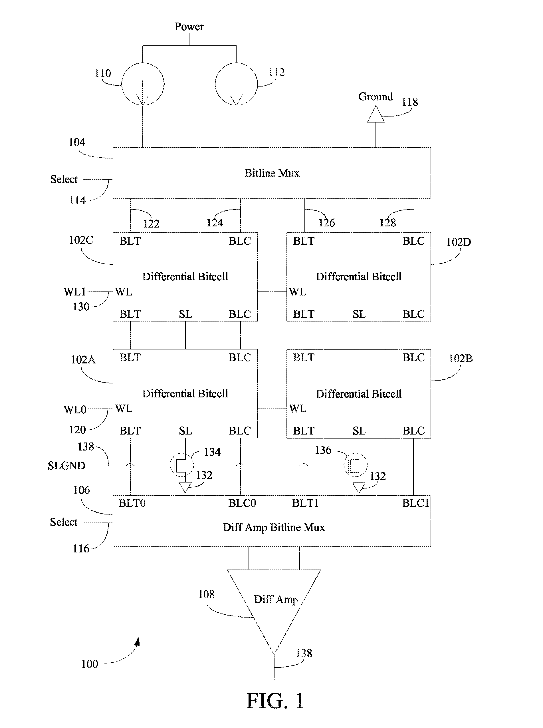 Differential bit cell