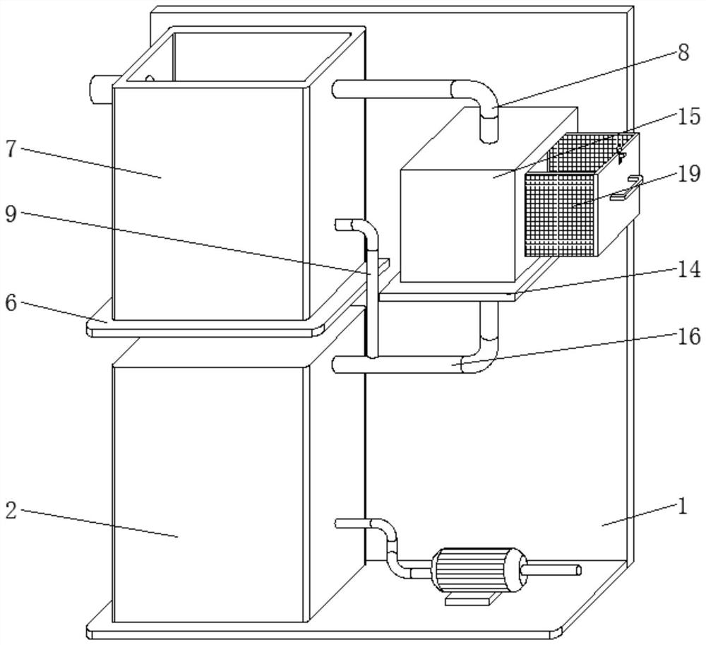 Domestic sewage treatment device