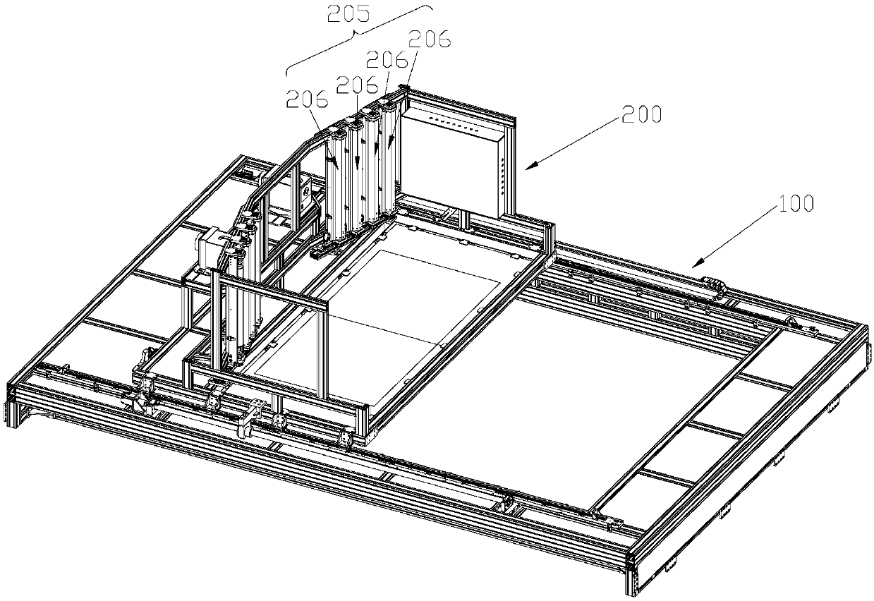 An upper lamp box of a macroscopic inspection machine