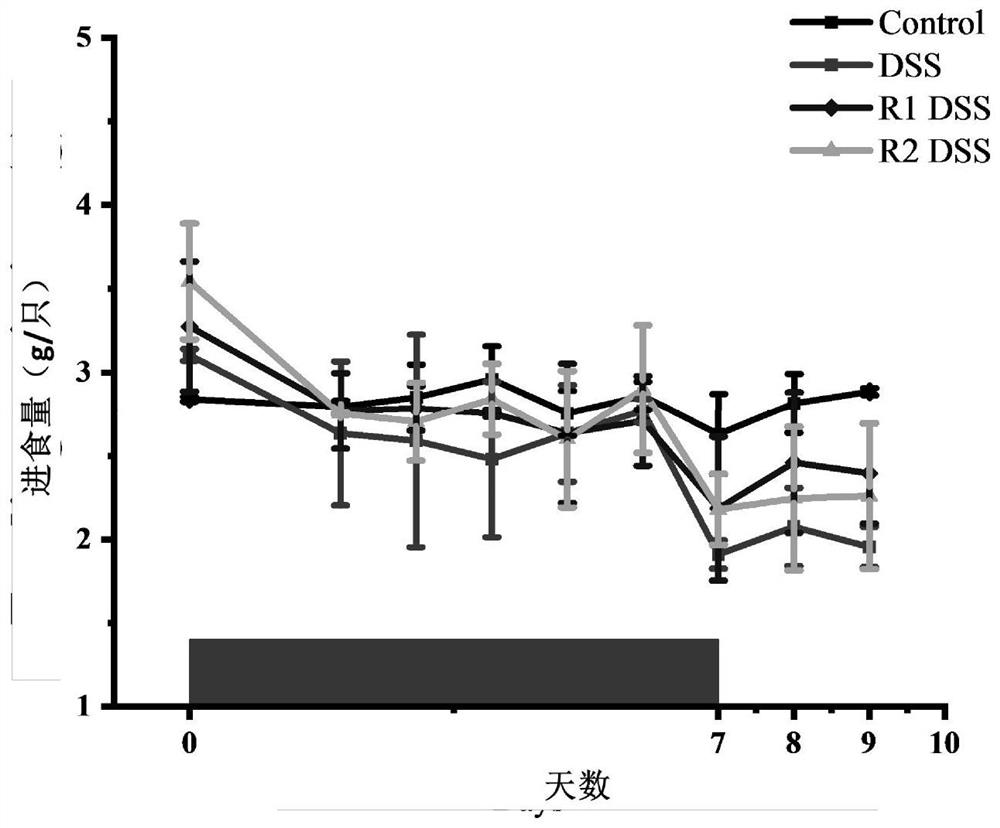 Energy bar with inflammatory bowel disease regulating function and preparation method thereof