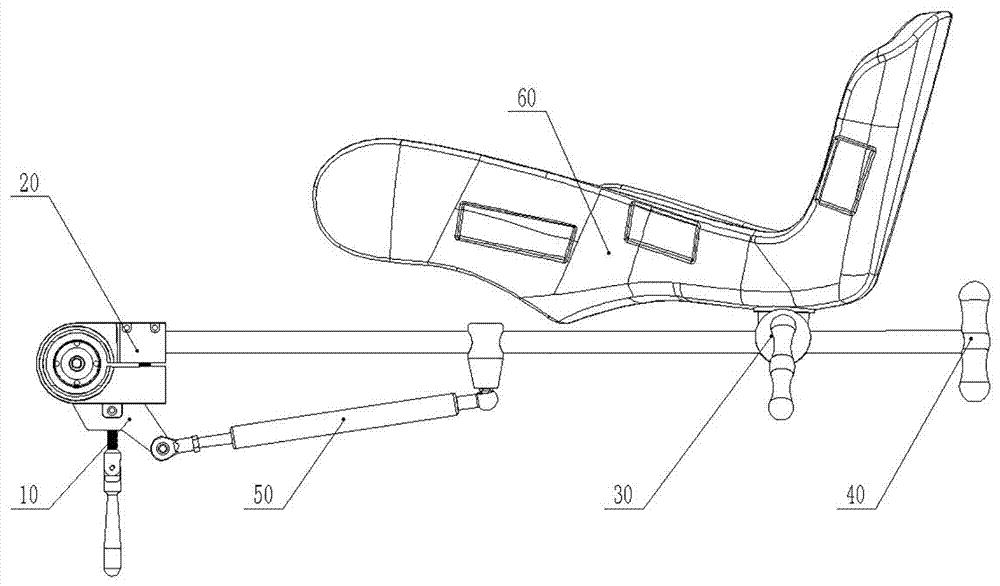 Surgical lithotomy position leg support