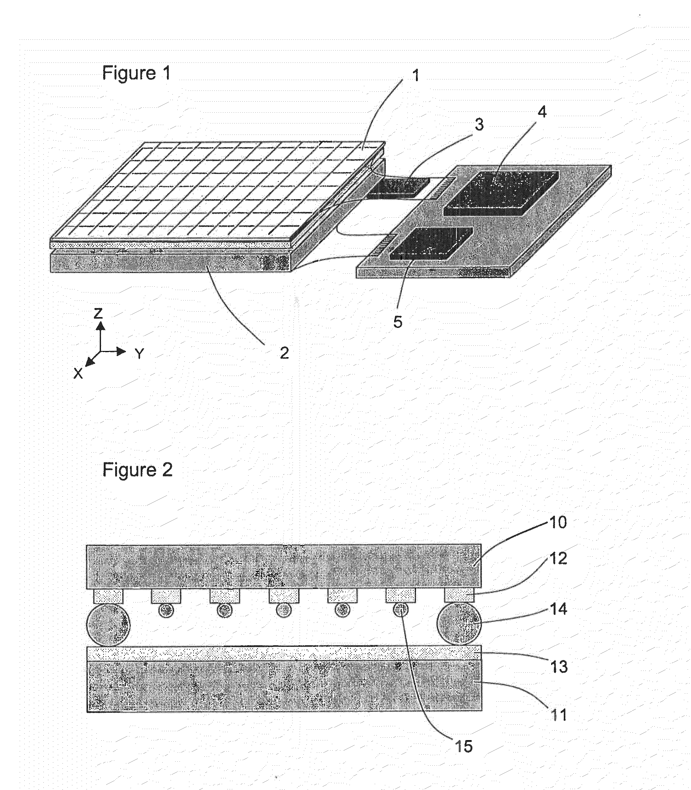 Multicontact touch-sensitive sensor including variable-size and variable-impedance spacing means