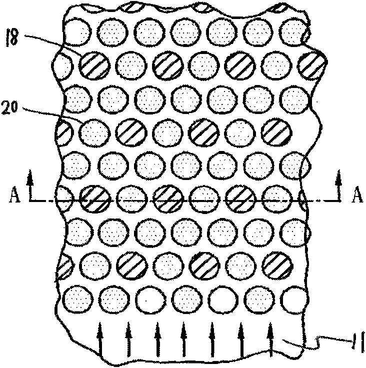 Turbine blade compound cooling structure with sunken internal pin