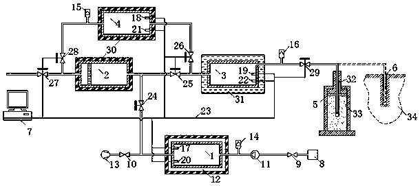 Automatic energy storage high pressure liquid injection co2 phase change pulse coal rock mass fracturing device