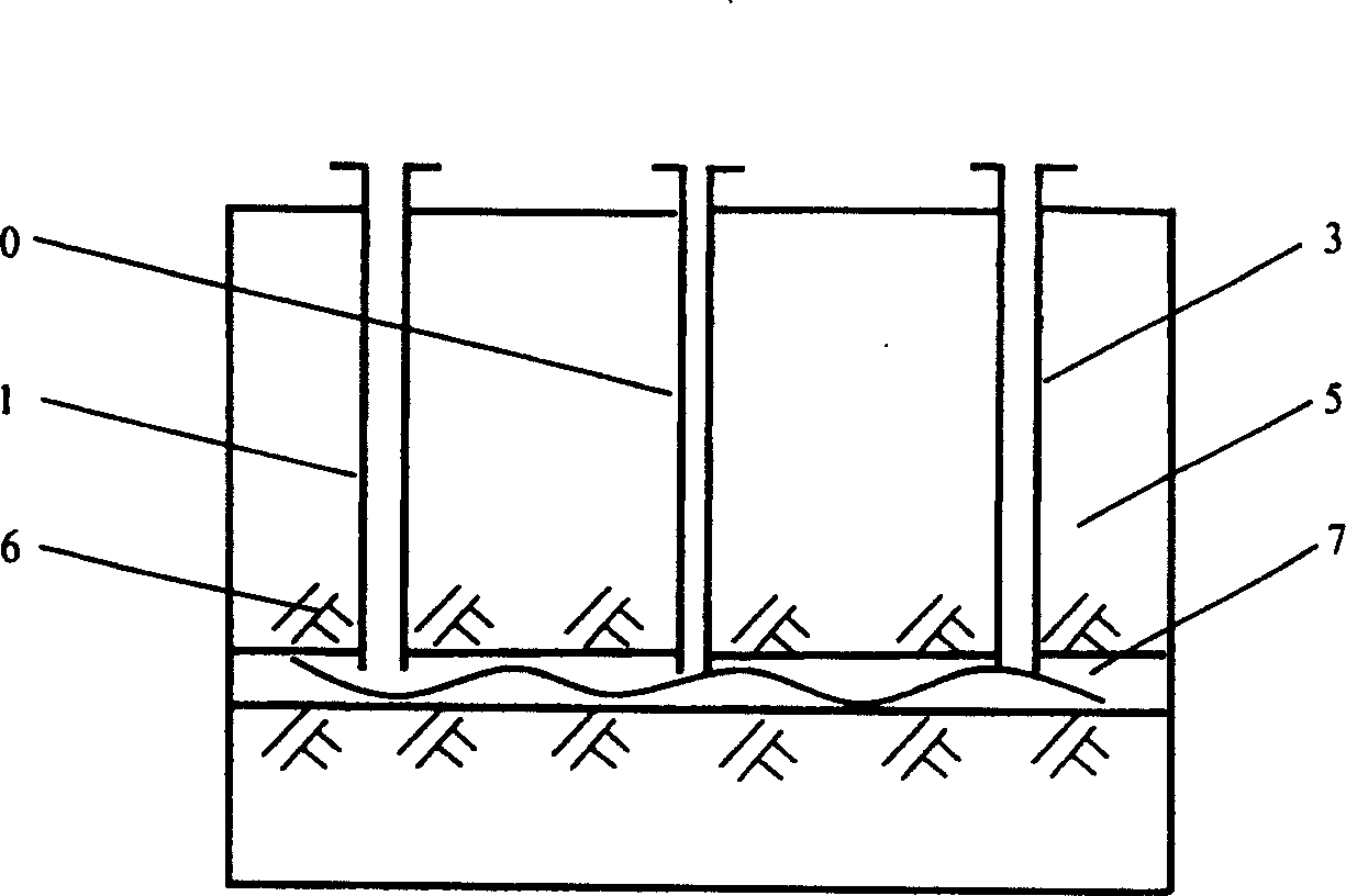 Group-well fracture pressure steeping control aqueous fusion exploitation method of glauberite bal