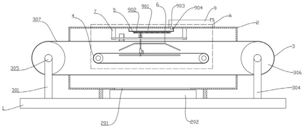 A device for cleaning inner holes of pipe parts