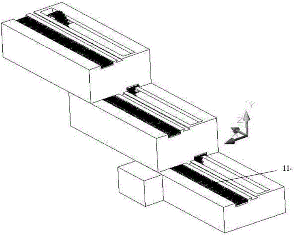 Linear linkage telescopic device