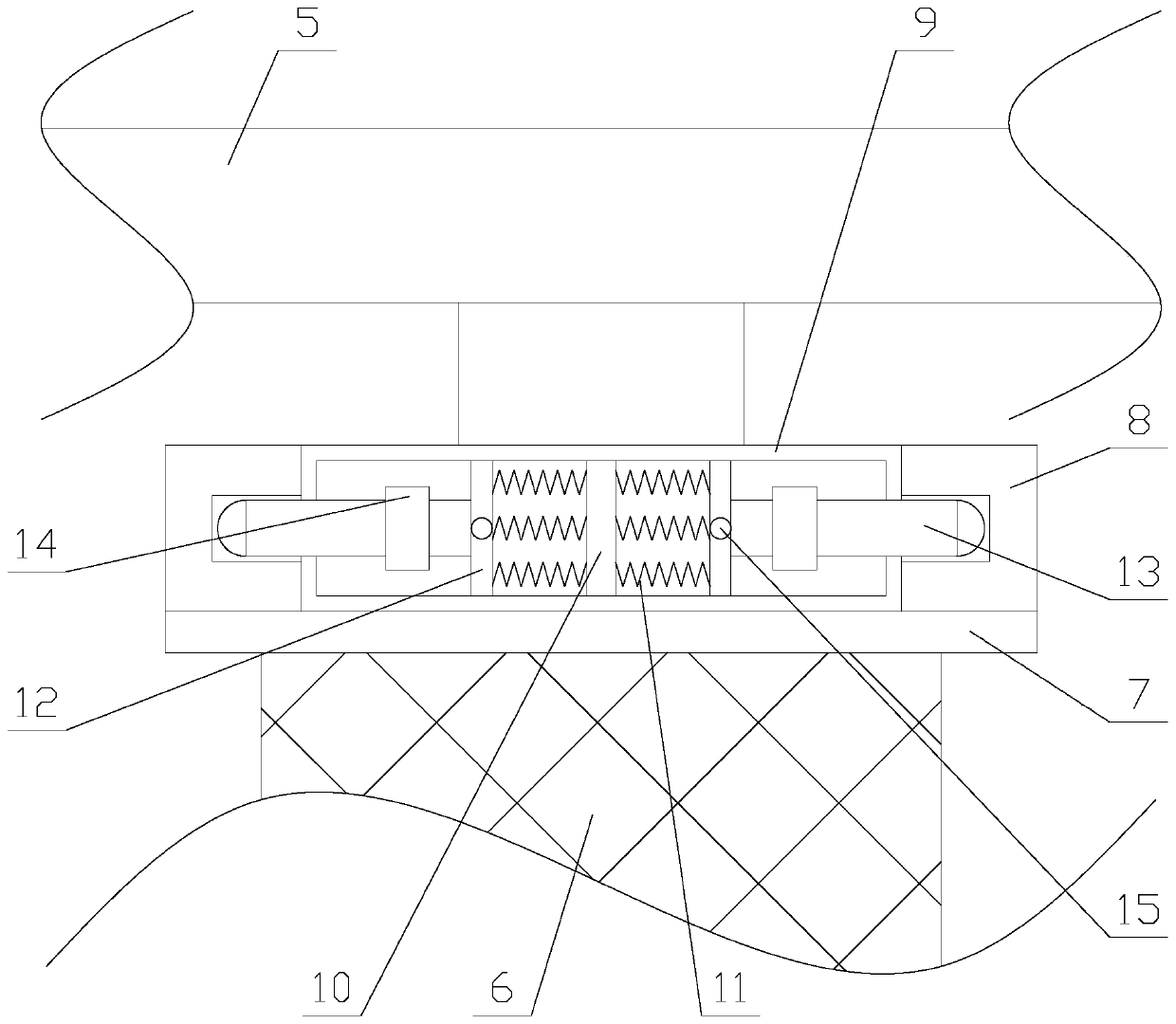 Convenient cloth bag dust removing device used for chemical processing of coal and having anti-clogging function