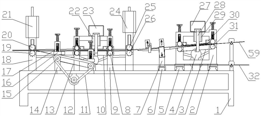 A kind of shoe fabric combination folding and pasting device