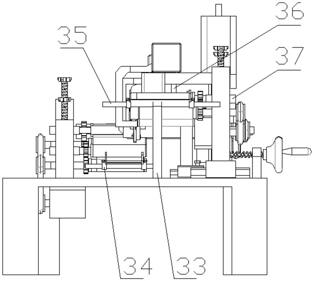 A kind of shoe fabric combination folding and pasting device