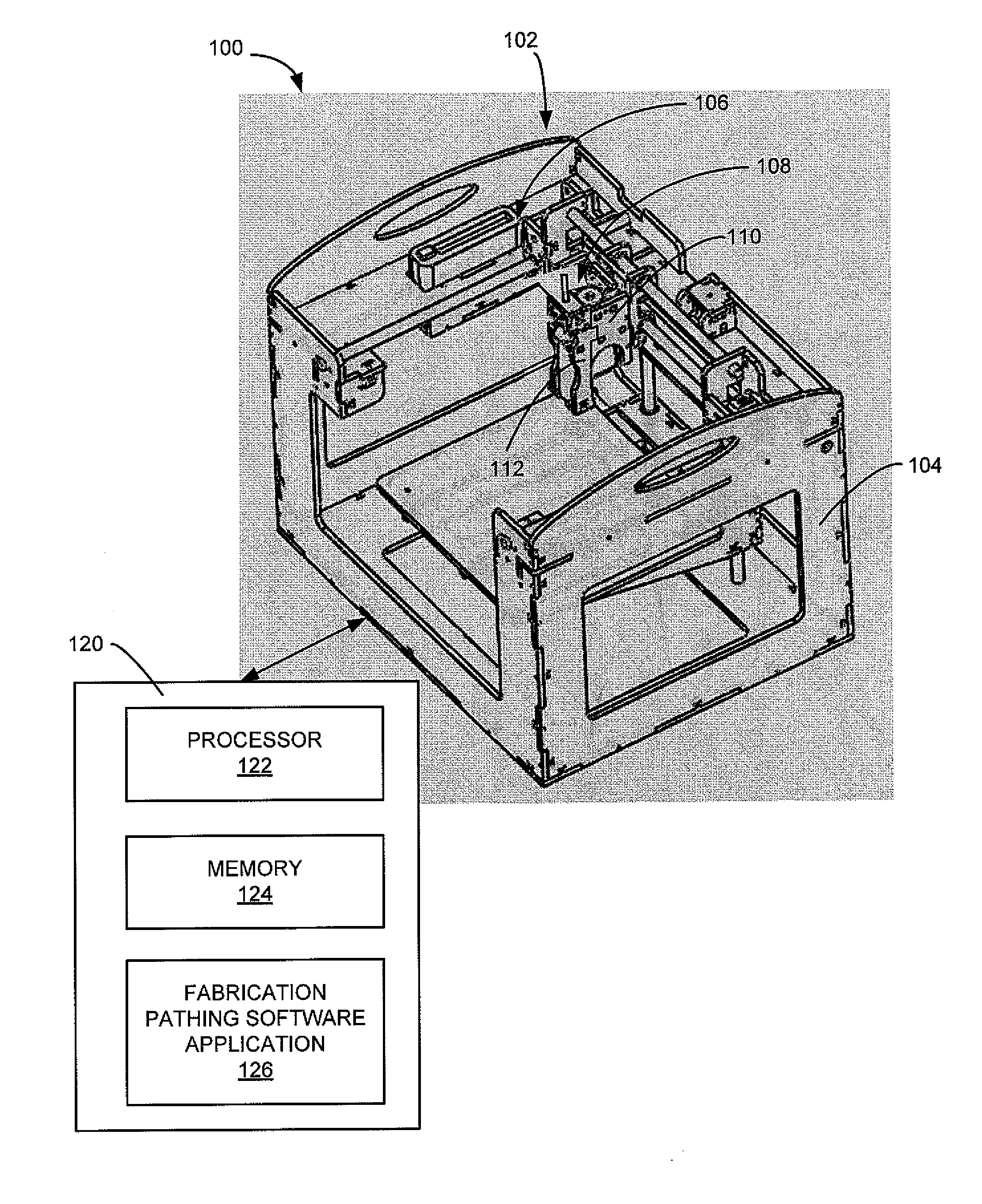 Deposition tool with interchangeable material bay