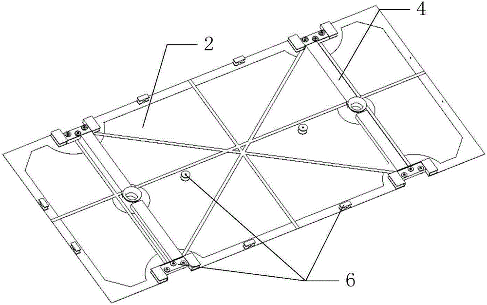 Light low-cost substrate for moonlet solar battery array