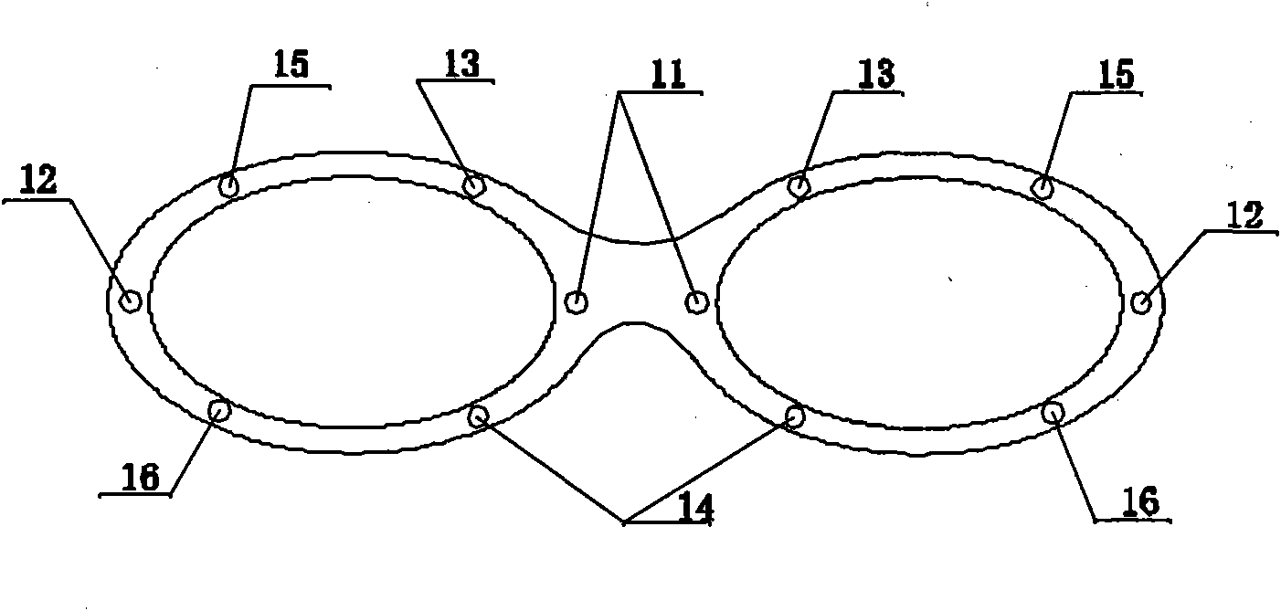 Visual training glasses