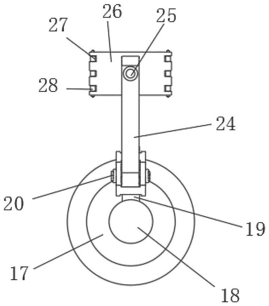 Elevated cargo automatic grabbing and placing loading and unloading robot