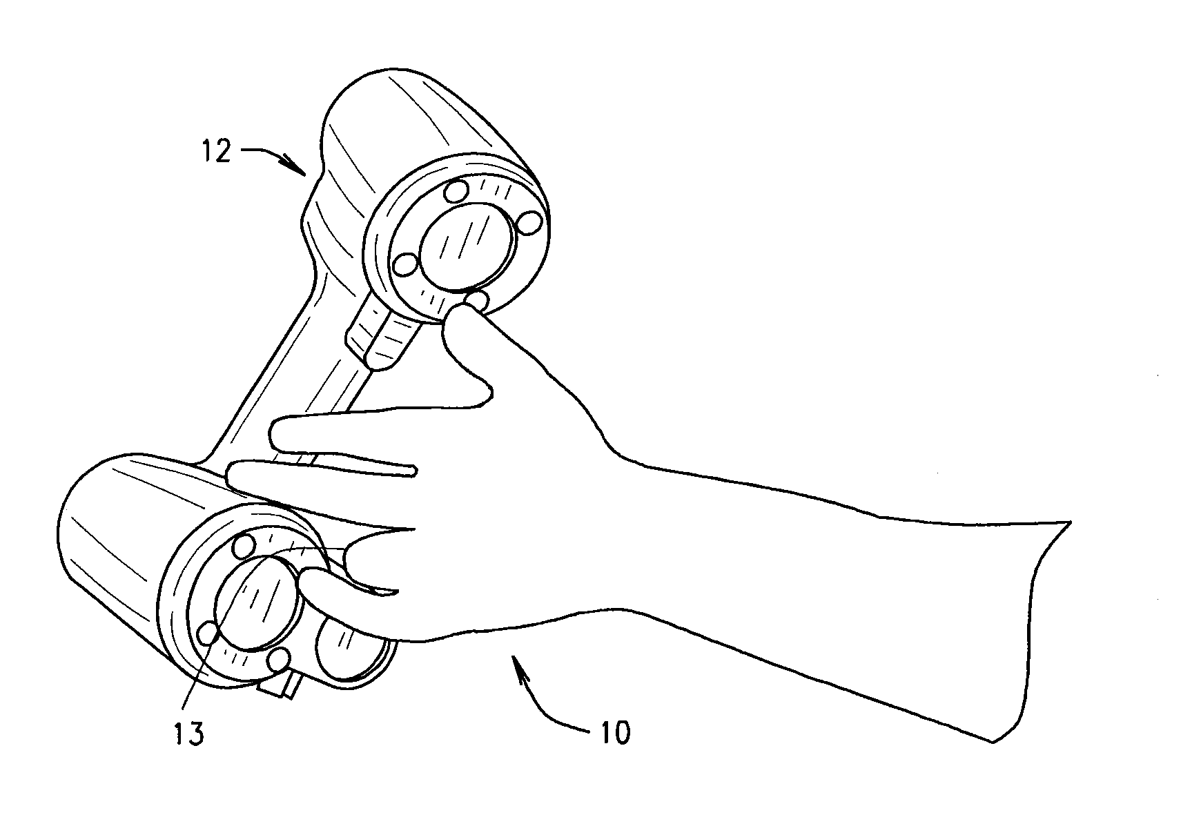 Process for making custom configured electrical lineman's gloves