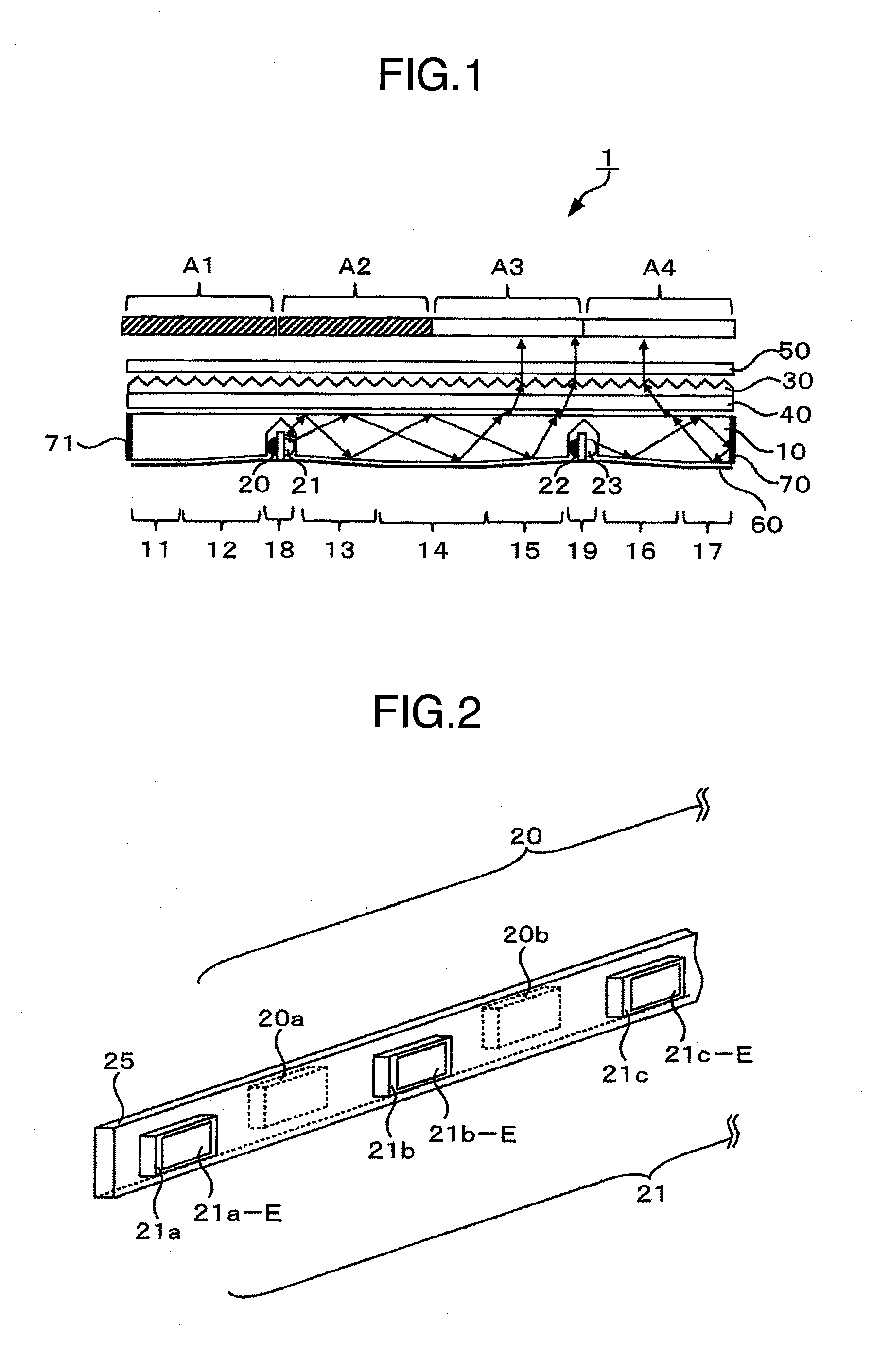 Lighting unit and display provided with the same