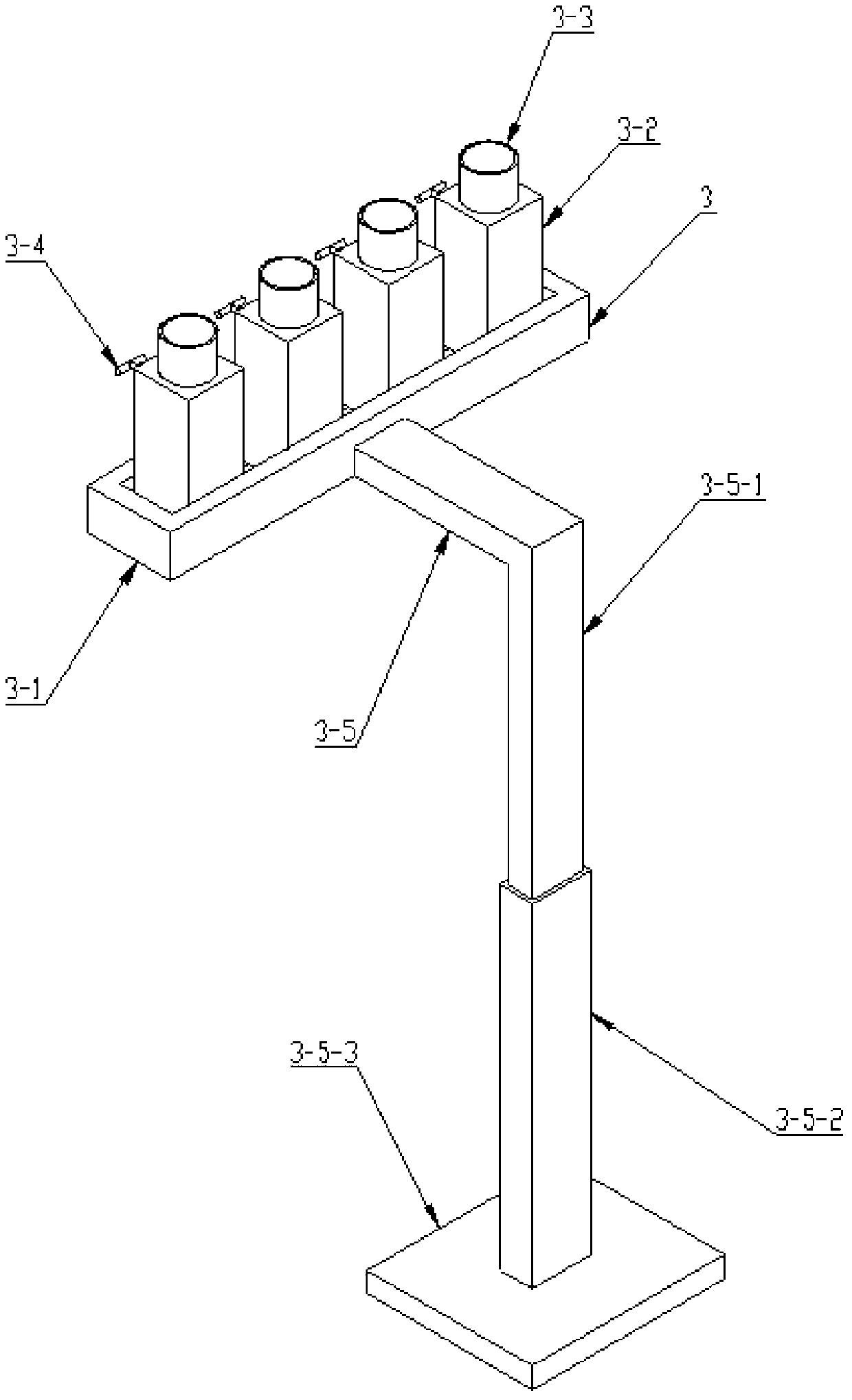 Meniscus gelatinizing device for single-sided gelatinizing of steel band tapes