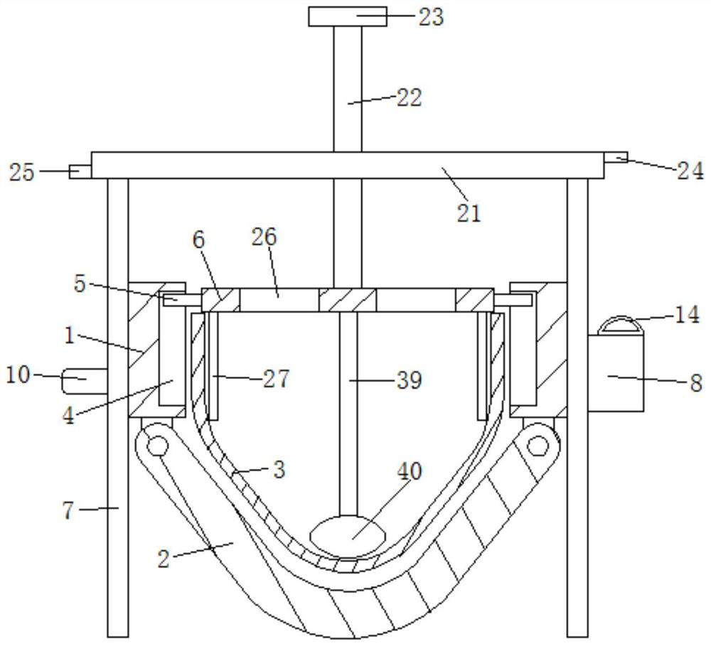 Spliced submerged plant planting device for water ecological restoration