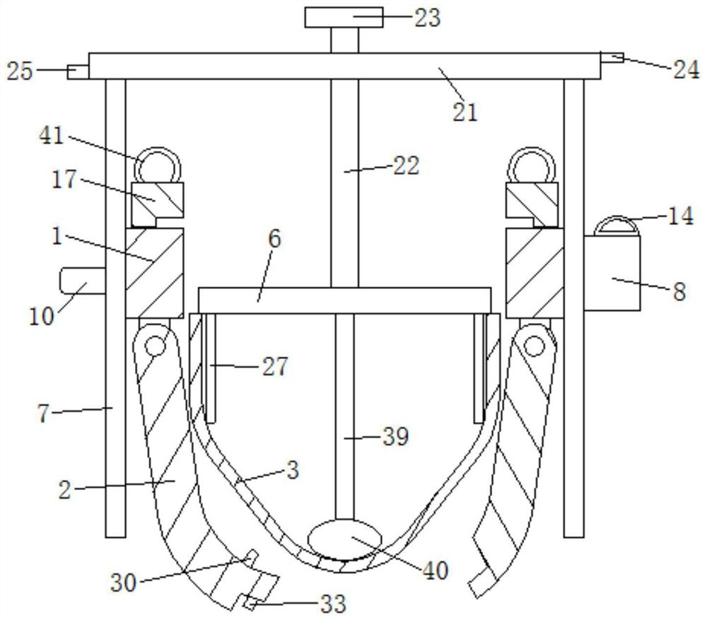 Spliced submerged plant planting device for water ecological restoration