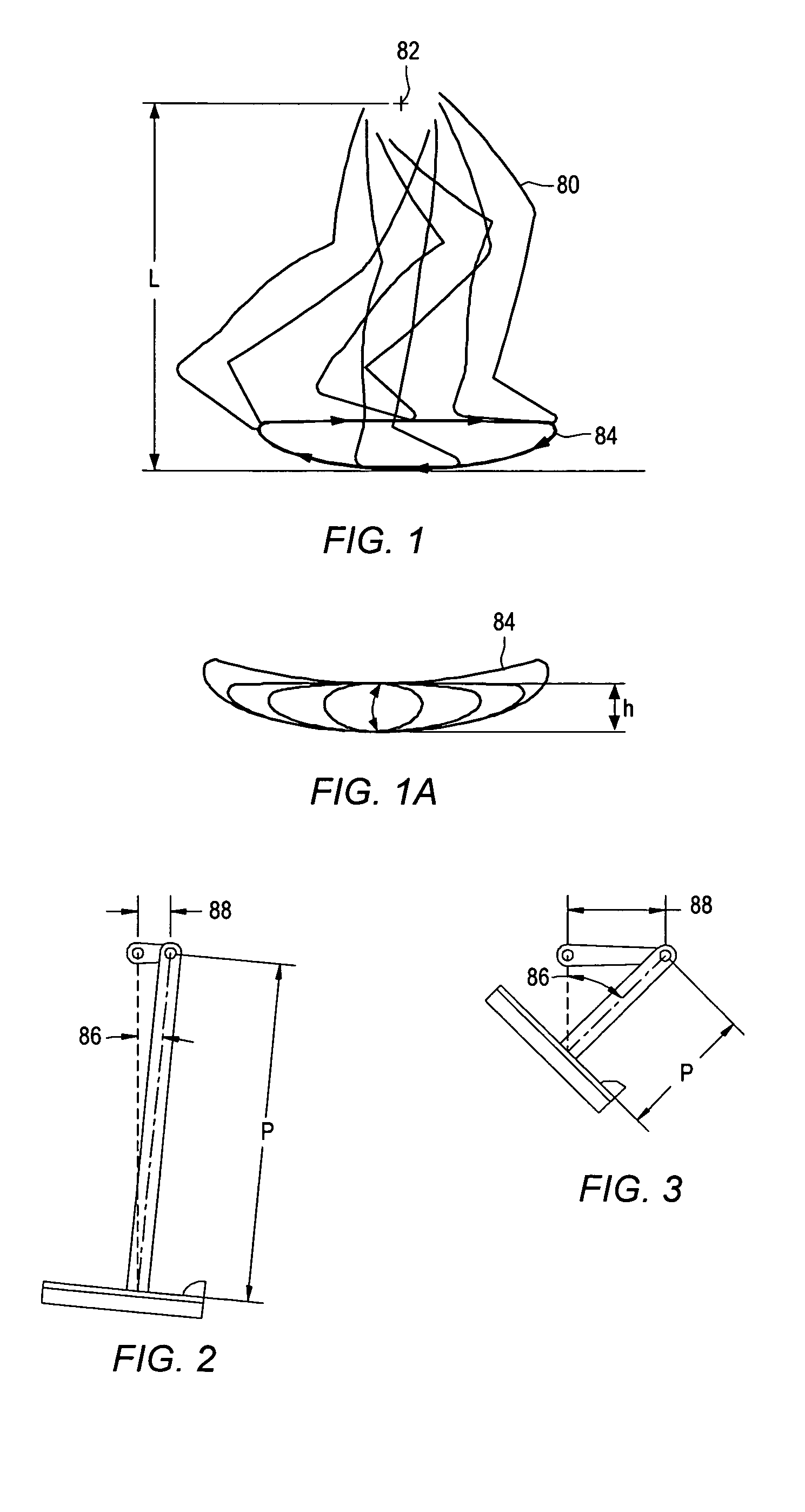 Pendulum striding exercise devices