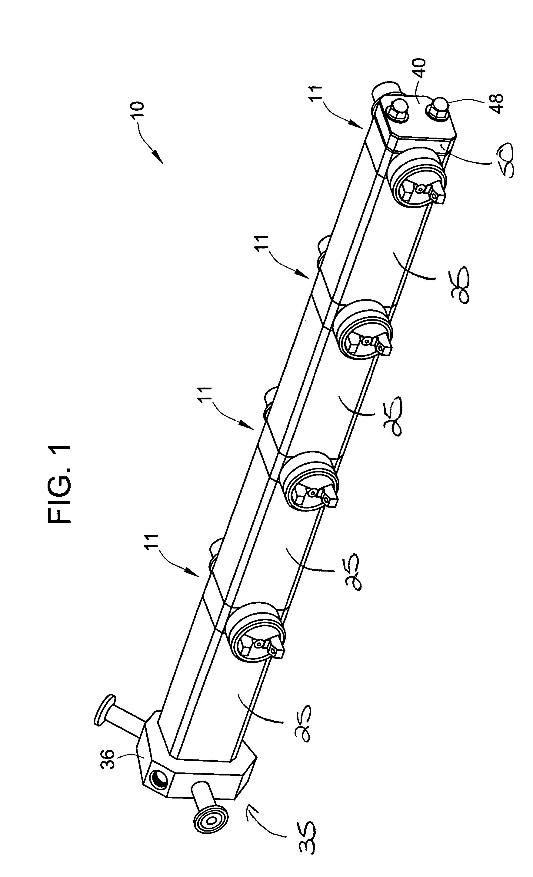 Modular automatic spray gun manifold