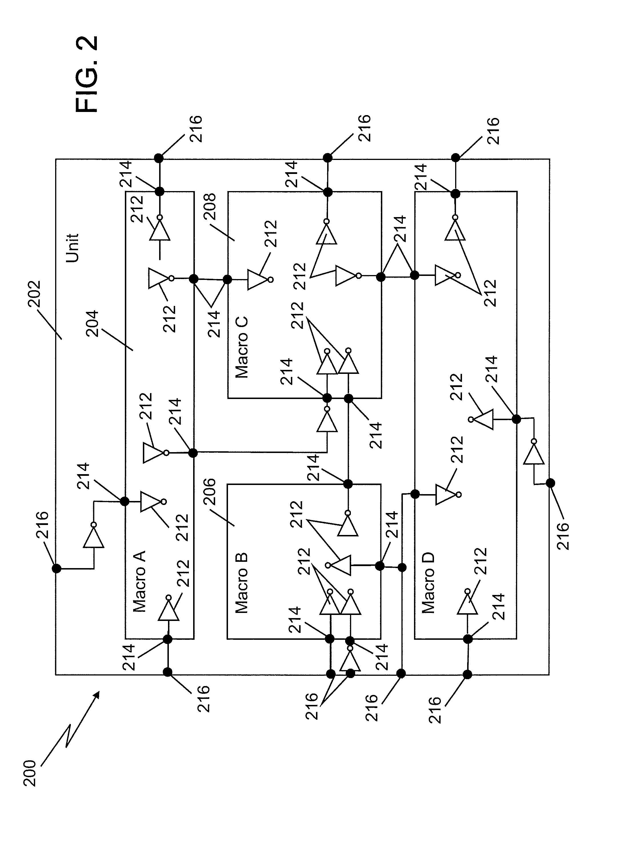 Port assignment in hierarchical designs by abstracting macro logic