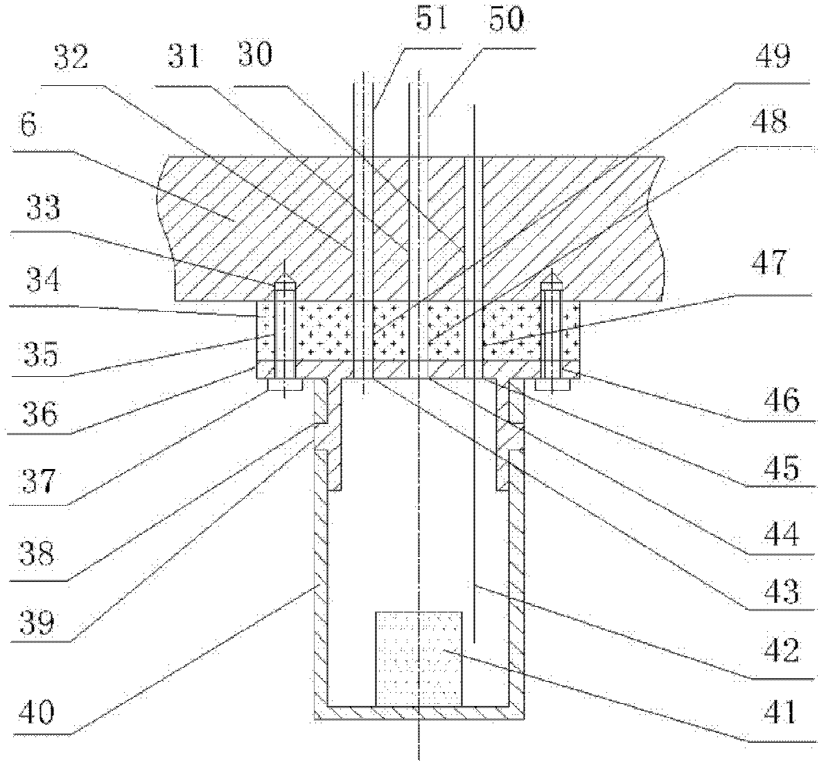 Testing system for critical pressure during thermal explosion of explosives