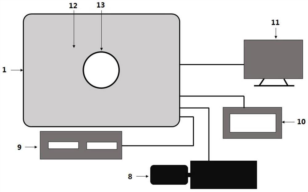 Heating body for ultra-high temperature field platform and preparation method and application of heating body